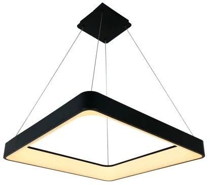 Brilagi - Lampadario a sospensione LED dimmerabile FALCON II LED/125W/230V 60x60 cm nero + telecomando