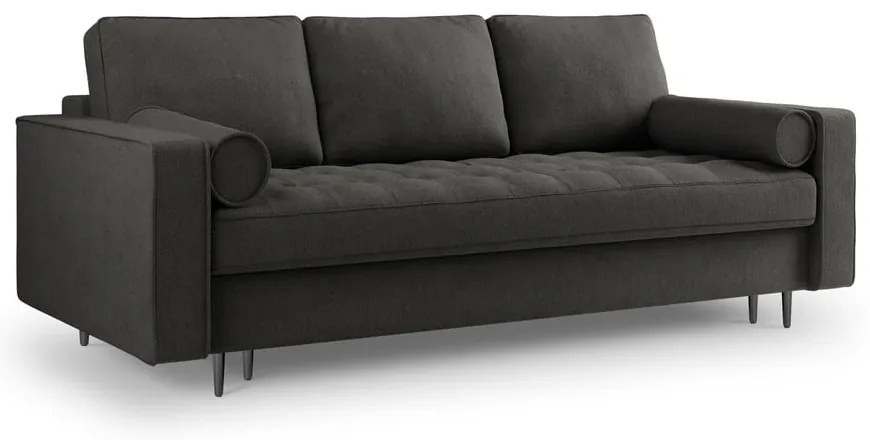 Divano letto grigio scuro Santo - Milo Casa