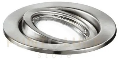 Incasso led matrix orientabile nikel 1 luce attacco gu10 5w 430lm 3...