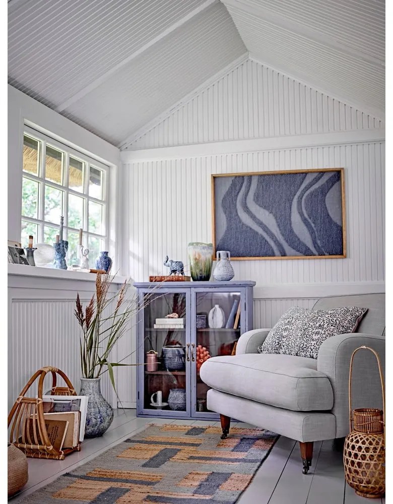 Vetrina in legno di abete blu 81x91 cm Hazem - Bloomingville