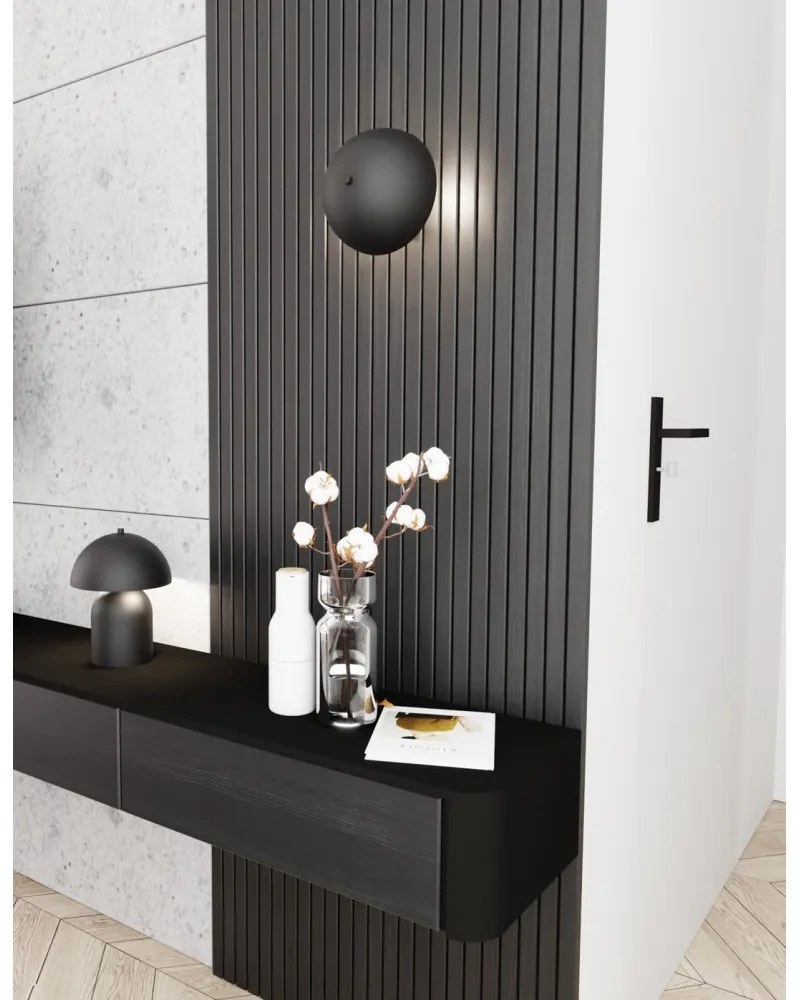 Applique da Parete in Acciaio MUSH K2 da interno 2xG9 Colore del corpo Nero