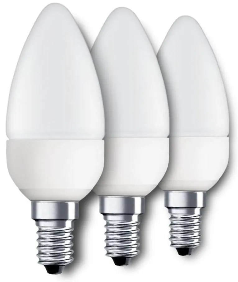 Eglo 10697 - SET 3x Lampadina LED E14/4W/230V 320lm candela