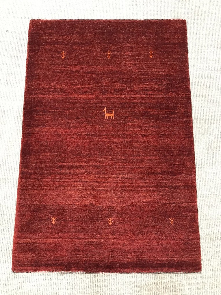Gashguli Tappeto 80 x 120 Rosso (Iran) Annodato A Mano