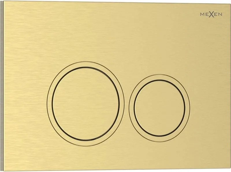 Mexen Tex 01 pulsante di scarico, oro spazzolato - 6101-11