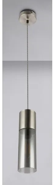 GLOBO 21000HN - Lampadario a sospensione con filo ANNIKA 1xE27/25W/230V diametro 10,5 cm cromo