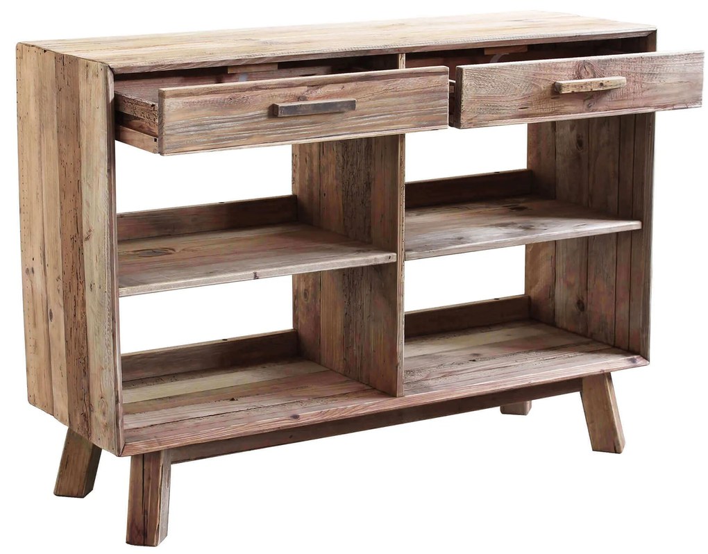 PINUS - credenza con 2 cassetti