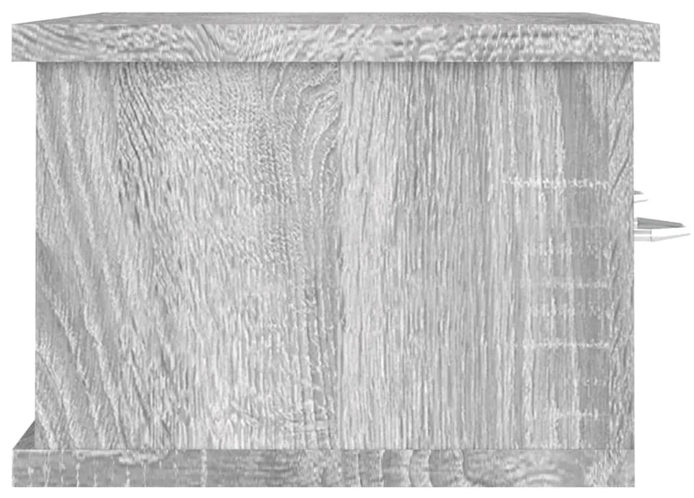 Libreria grigio sonoma 60x26x18,5cm in legno ingegnerizzato