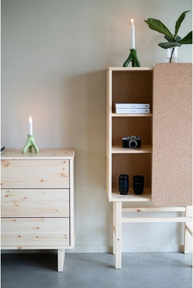 Libreria in legno di pino 70x142 cm Slide - Karup Design