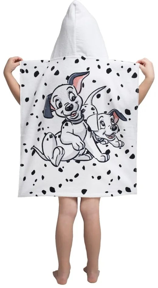 Accappatoio per bambini in spugna bianca 101 Dalmatins - Jerry Fabrics
