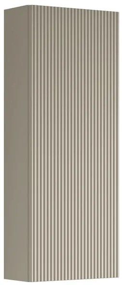 Pensile bagno Opera laccato opaco sabbia, 1 anta apertura da sinistra P 17 x L 30 x H 80 cm