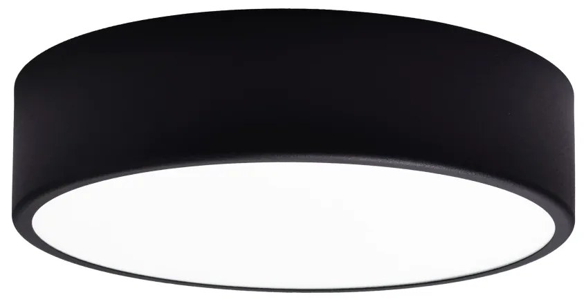 Brilagi - Plafoniera da bagno CLARE 2xE27/24W/230V diametro 30 cm nero IP54