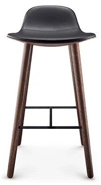 Abalone Stool H75 Smoked Oak/Black - Eva Solo