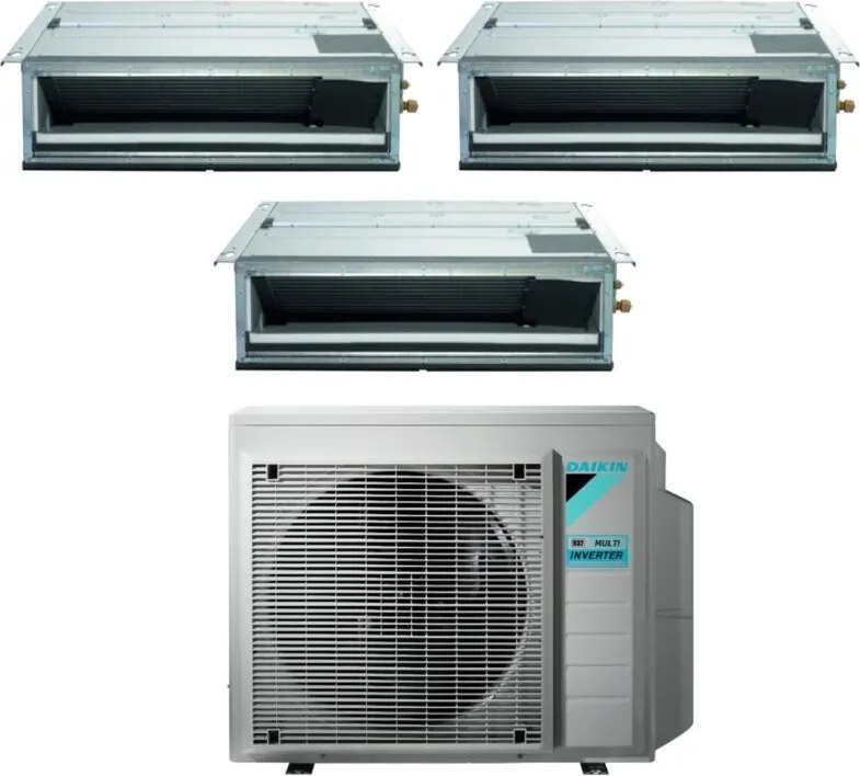 Daikin - Climatizzatore Condizionatore Bluevolution Trial Split Canalizzato Canalizzabile Inverter serie FDXM-F9 9+9+18 con 3MXM68N R-32 Wi-Fi
