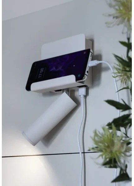 Redo 01-3083 - Luce Spot da parete a LED PANEL LED/3,5W/230V USB bianco