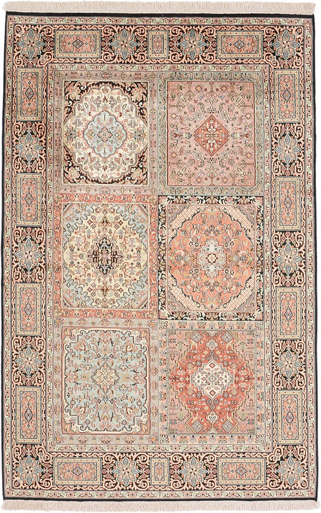 Cashmere Silk Tappeto orientale 120x190 (Indian) Annodato A Mano