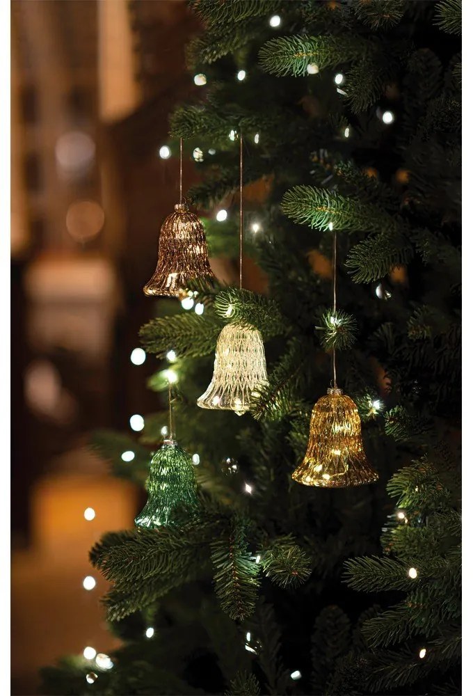 Decorazione luminosa verde ø 9 cm Luna - Sirius