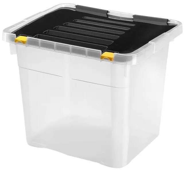 Contenitore 36 l nero/trasparente