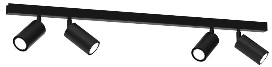 Luce Spot HUDSON 4xGU10/8W/230V nero