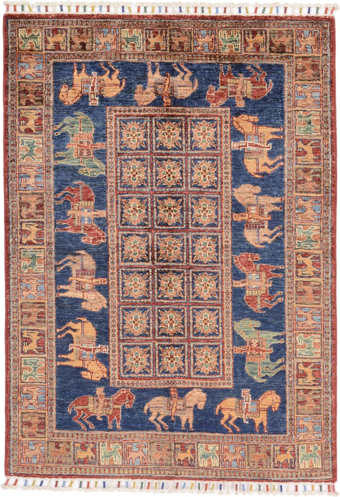 Samarkand Tappeto 150x100 (Pakistan) Annodato A Mano