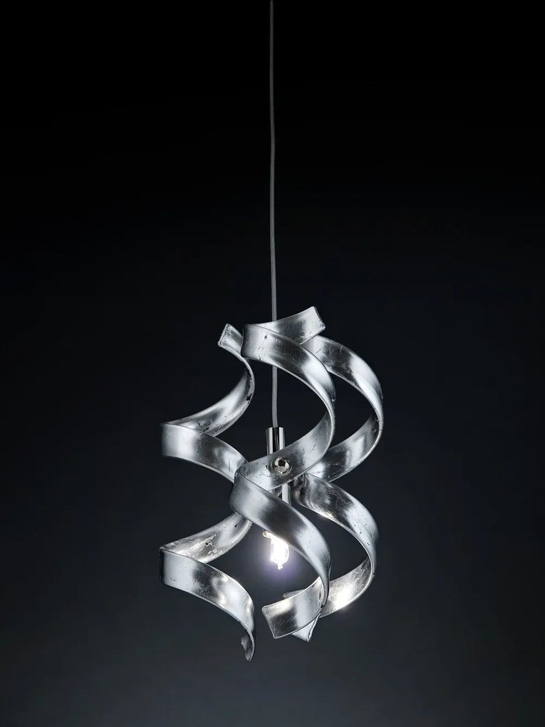 1-light suspension - Chrome - 206.501 Astro Collection - Metal Lux Nero