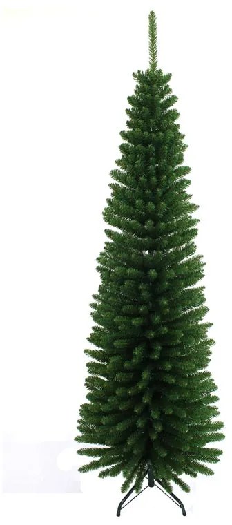 Albero di Natale artificiale Toscana slim verde H 180 cm