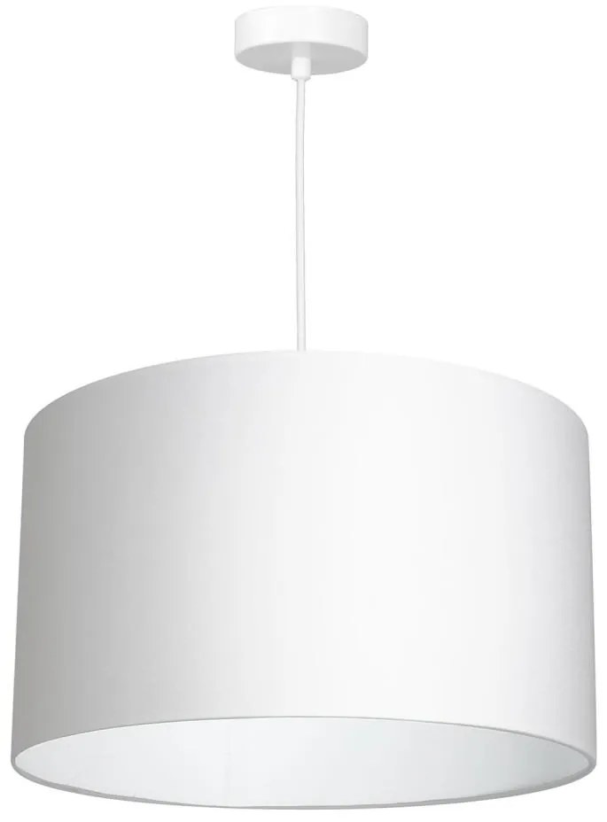 Lampadario a sospensione con filo ARDEN 1xE27/60W/230V diametro 40 cm bianco