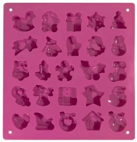 Stampo in silicone per cioccolato TORO, rosa