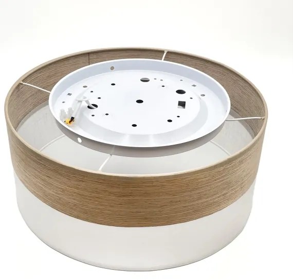 Plafoniera LED SIRJA WOOD LED/20W/230V diametro 35 cm bianco/quercia