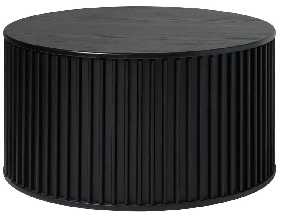 Tavolino rotondo nero ø 85 cm Siena - Unique Furniture