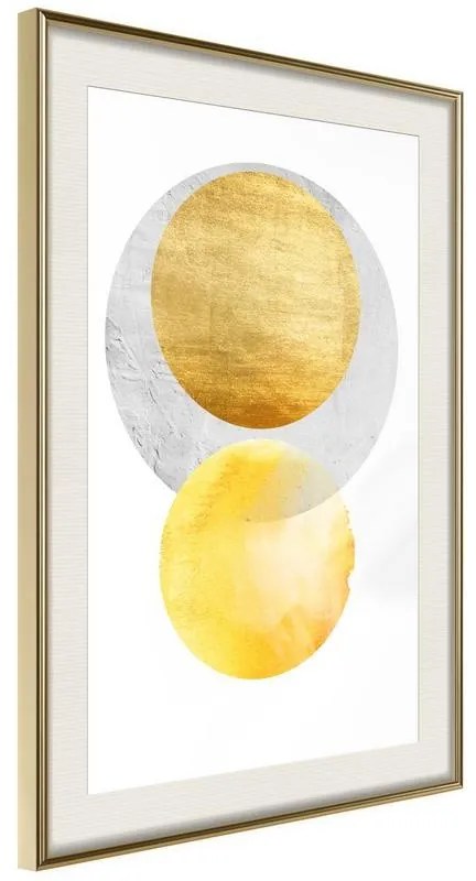 Poster  Eclipse  Cornice Quadri Cornice d'oro con passe-partout, Larghezza x Altezza Home decor 30x45