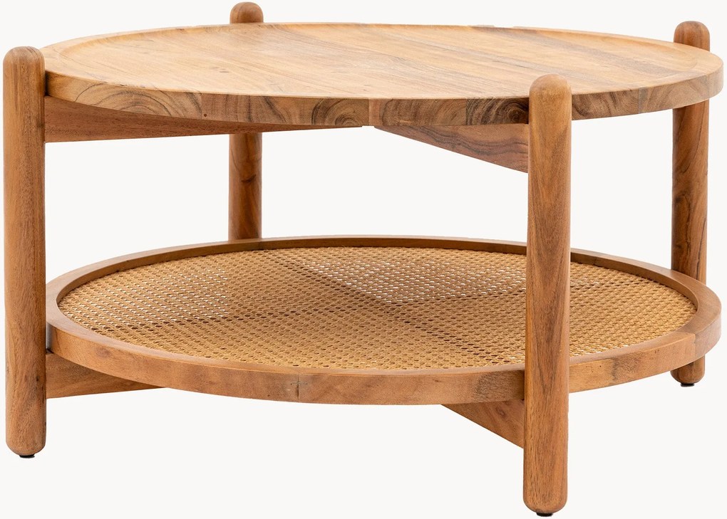 Tavolino da salotto in legno di acacia Cannes