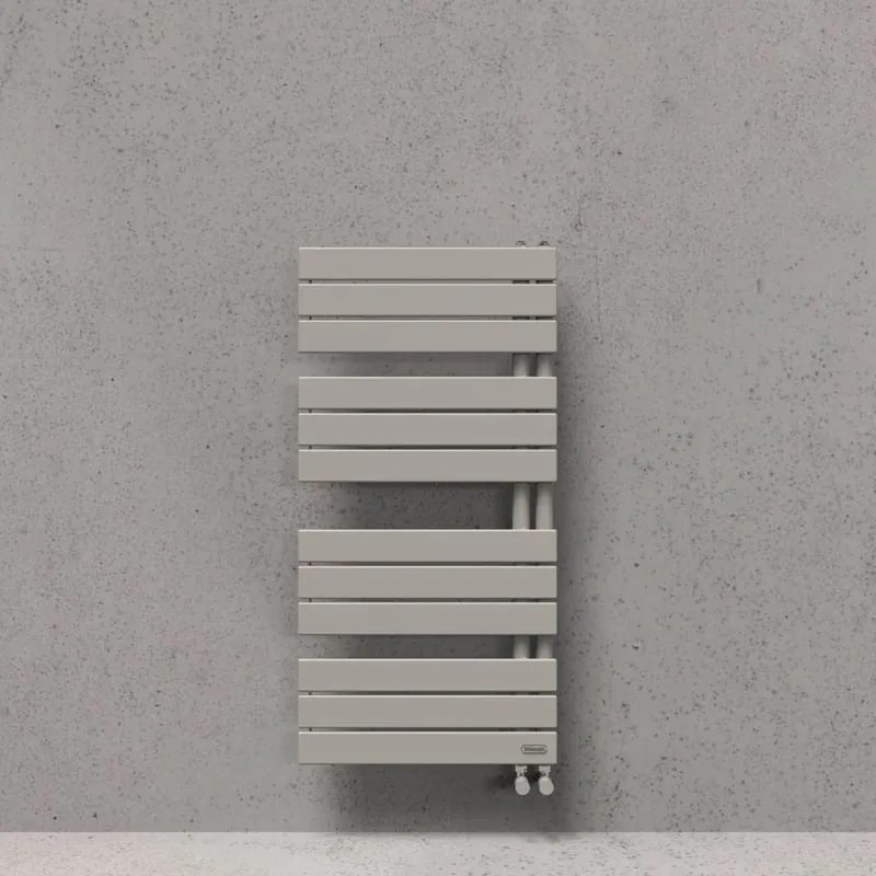 Scaldasalviette ad acqua calda DE'LONGHI MADEIRA tortora interasse 50 mm, L 55 x H 110 cm