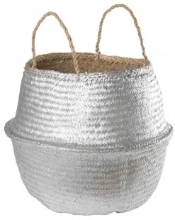 Cesta Kahs Mah Ø40 x 38 cm & Argento - Sklum