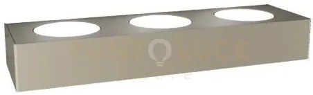 Area applique 3 luci monoemissione sabbia 1127-a3-sa