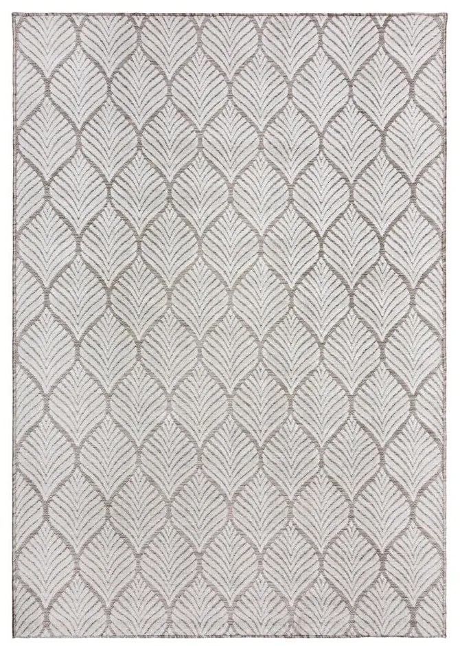 Tappeto da interno e esterno avorio 160x230 cm Elm Leaf – Flair Rugs