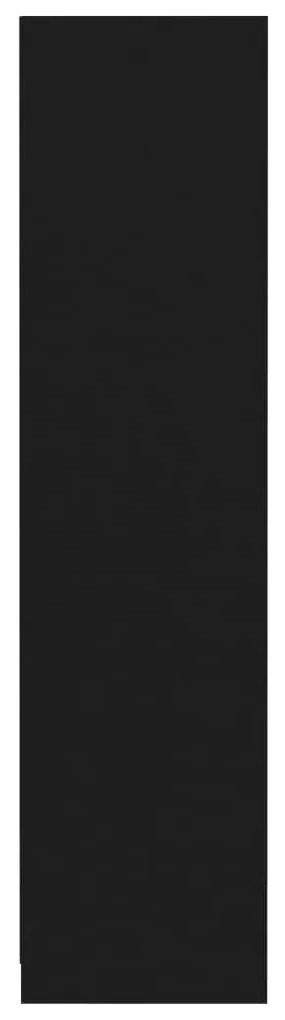 Armadio nero 50x50x200 cm in truciolato
