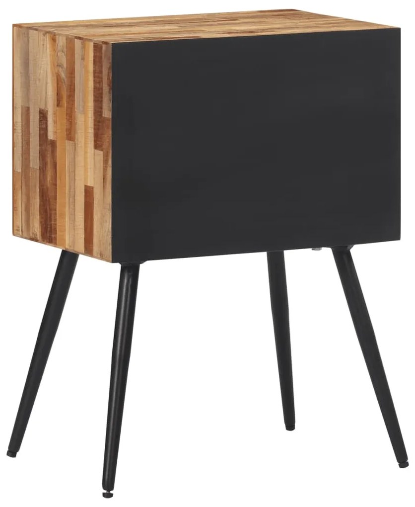 Comodino 47x31,5x60 cm in Legno Massello di Teak