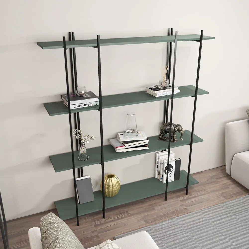 Libreria verde 160x180 cm Moss - Kalune Design