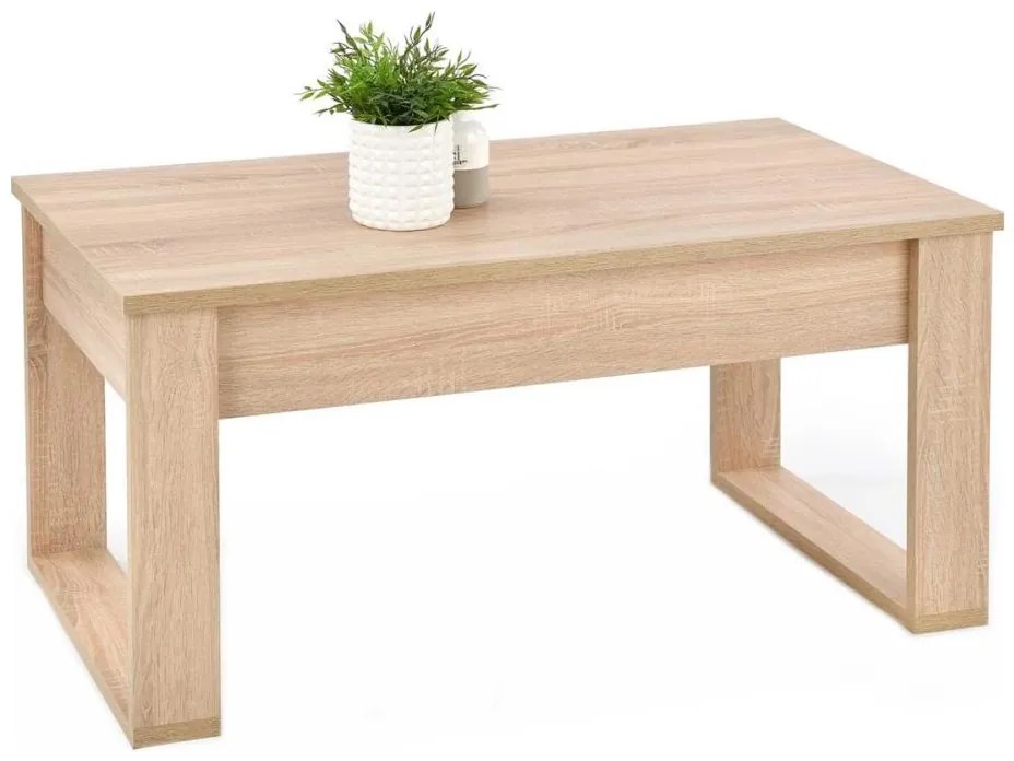 Tavolino NEA 52x110 cm beige/quercia sonoma