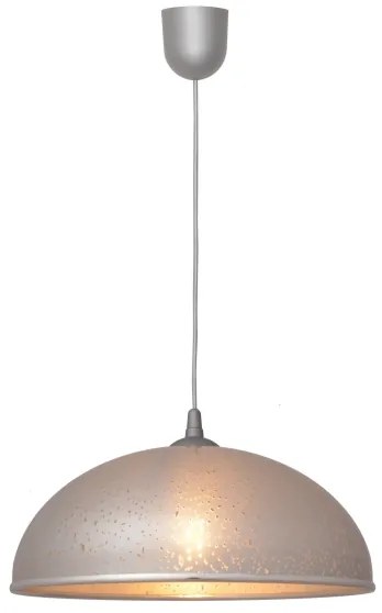 Lampadario su filo CIRCLE 1xE27/15W/230V grigio