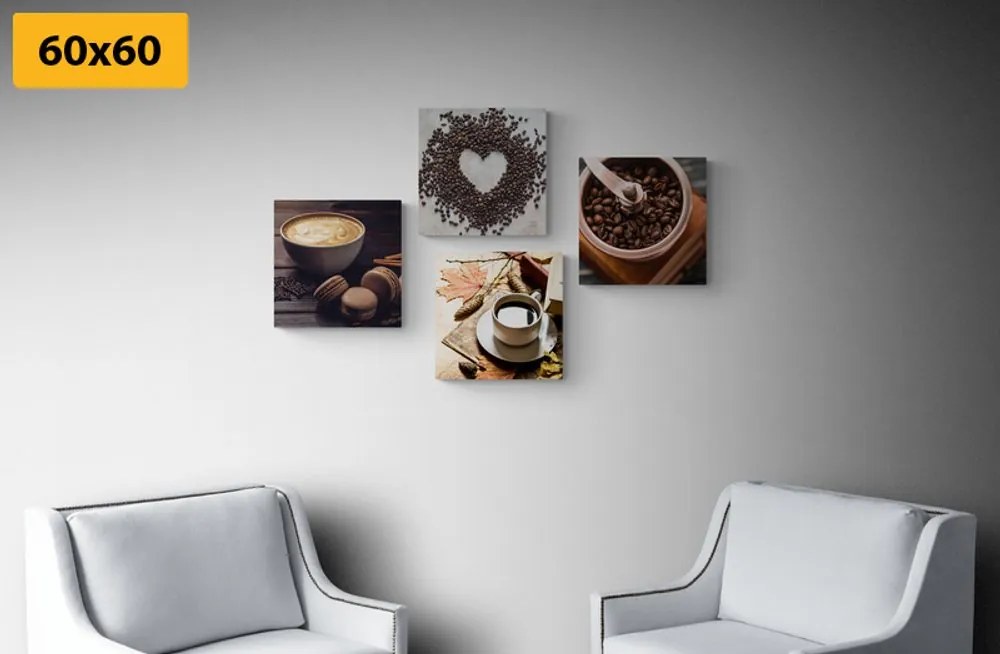Set di quadri – Incanto del caffè