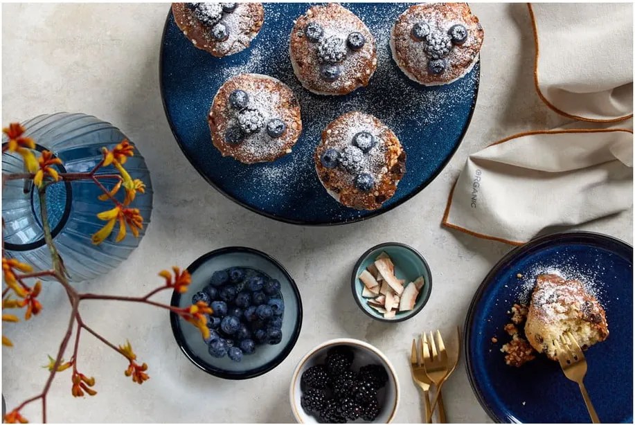 Vaso in vetro blu scuro Kusintha - Bitz