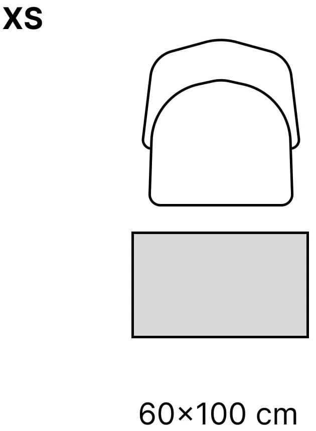 Tappeto lavabile grigio 80x50 cm - Vitaus