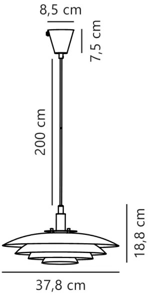 Nordlux - Lampadario a sospensione con filo BRETAGNE 1xG9/25W/230V Oro rosa
