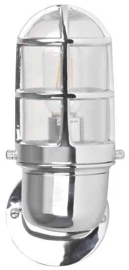 Applique da esterno LUND 1xE27/12W/230V IP44 cromo