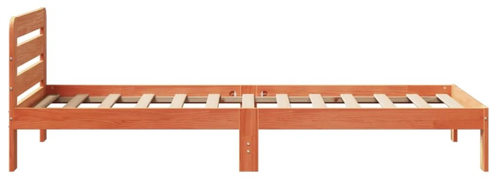 Letto senza materasso marrone cera 90x200 cm legno di pino