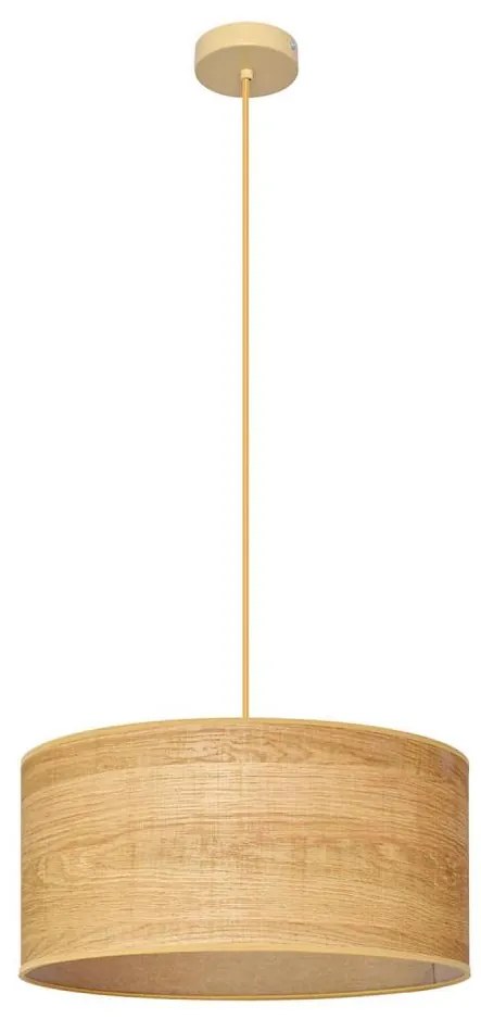 Lampadario a sospensione con filo ALBA 1xE27/15W/230V diametro 40 cm marrone