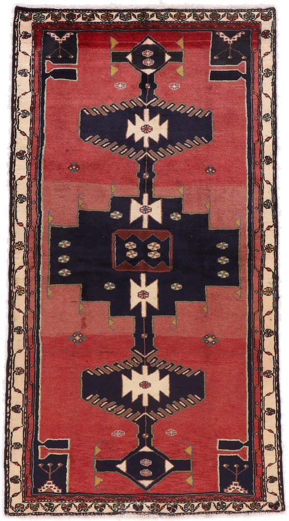 Hamedan Tappeto 110x200 (Iran) Annodato A Mano