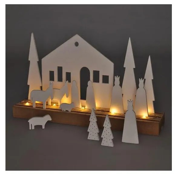 Solight 1V253 - Decorazione natalizia LED LED/2xAAA abete rosso