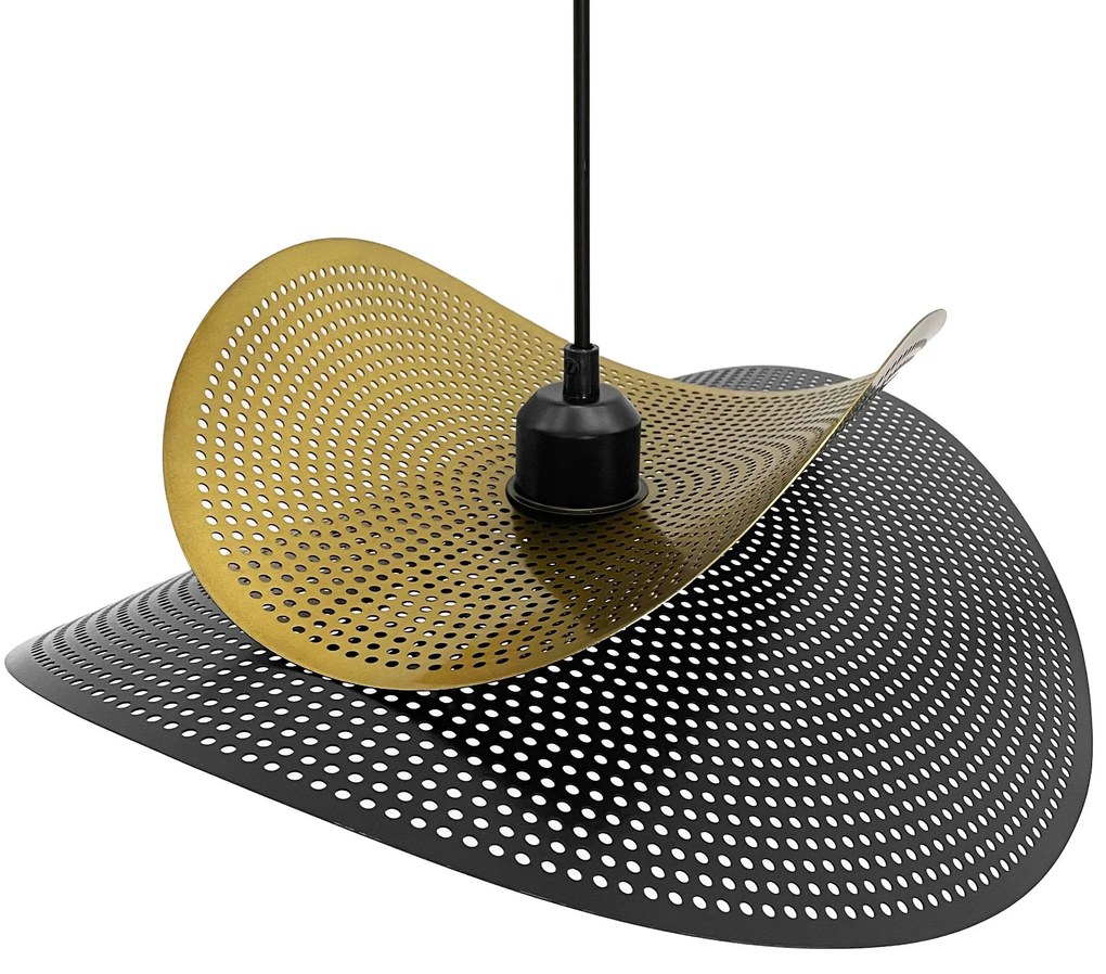 Lampada da soffitto APP1472-1CP black/old gold